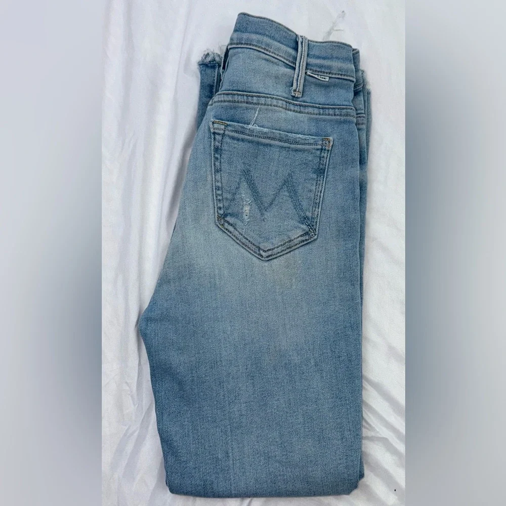 MOTHER High Rise‎ Light Blue Jeans - Picture 3 of 9